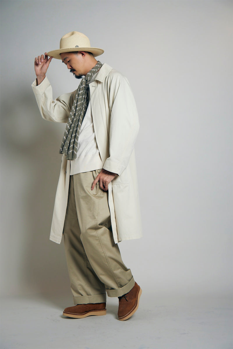 【ナイジェル・ケーボン】MAN / ストール -縫い絞り / STOLE -NUISHIBORI