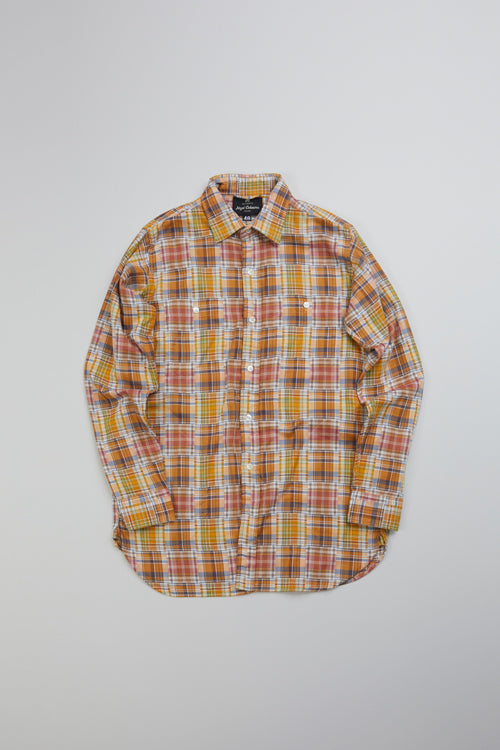 ナイジェル・ケーボン】UNISEX / ビッグ シャツ - ミックスストライプ