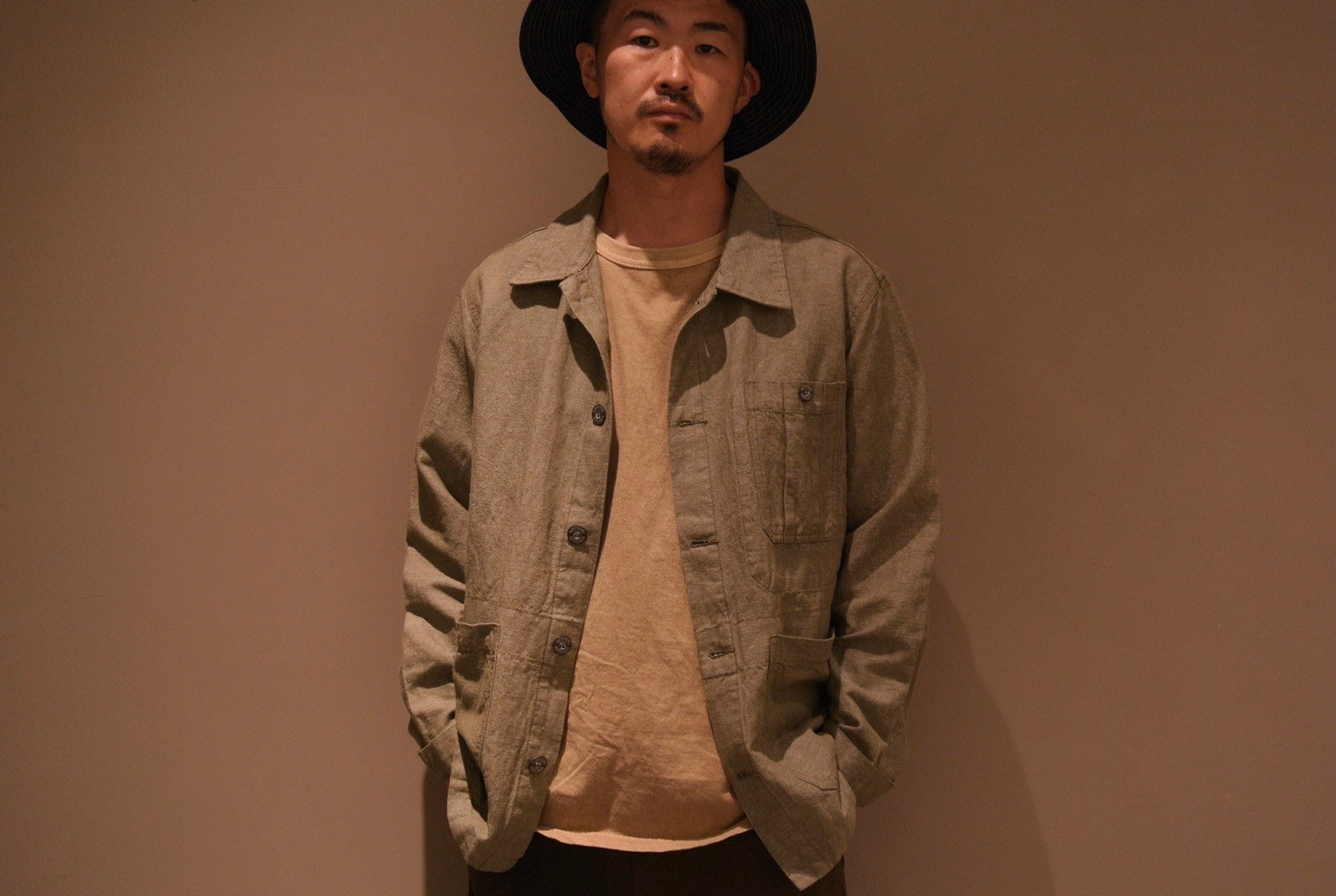 BRITISH ARMY JACKET - COTTON LINEN / ブリティッシュアーミー