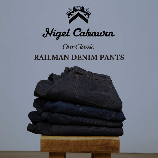 ナイジェル・ケーボンにしか生み出す事ができない【RAILMAN DENIM PANTS】