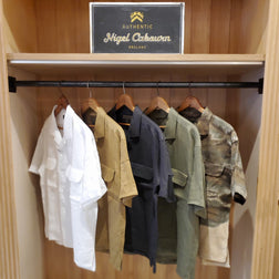 《買い逃した方必見！》OPEN COLLAR SHIRT - LINEN TWILL