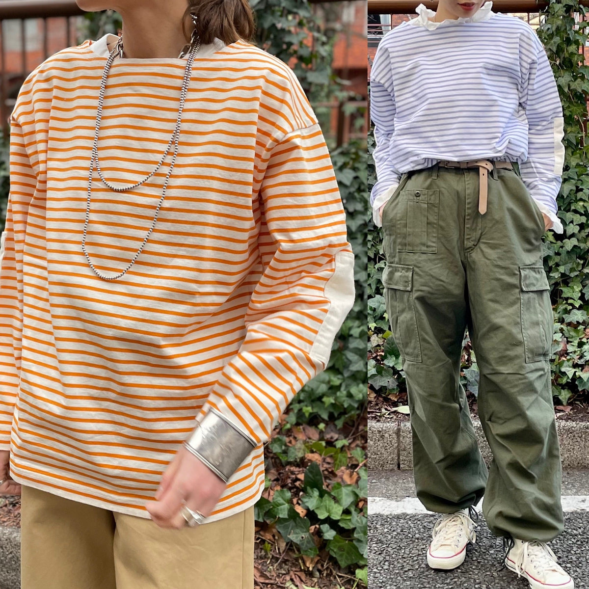 ≪New Arrival≫ BIG BASQUE BORDER T-SHIRT / ビッグバスクボーダーT 