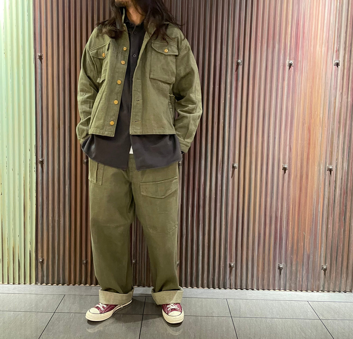 New Arrival-BATTLE DRESS JACKET - LOOSE DENIM – ナイジェル 