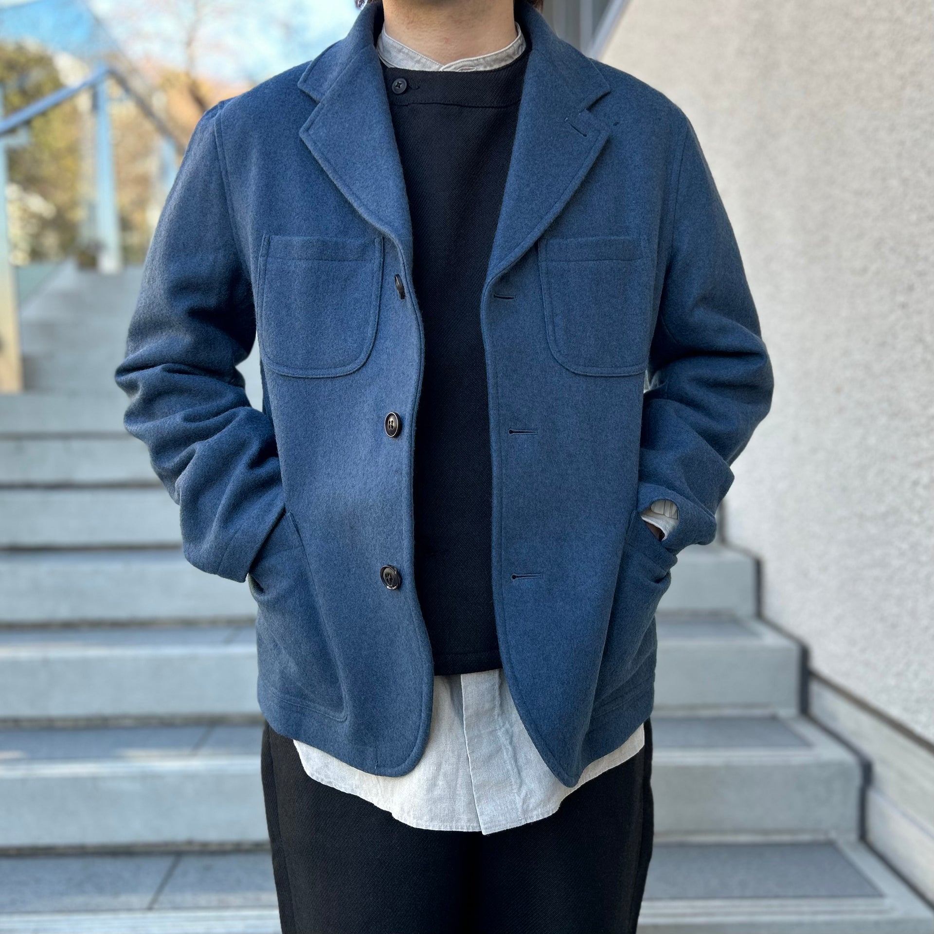 絶妙な色合い》SB BLAZER - WOOL – ナイジェル・ケーボン オンライン 