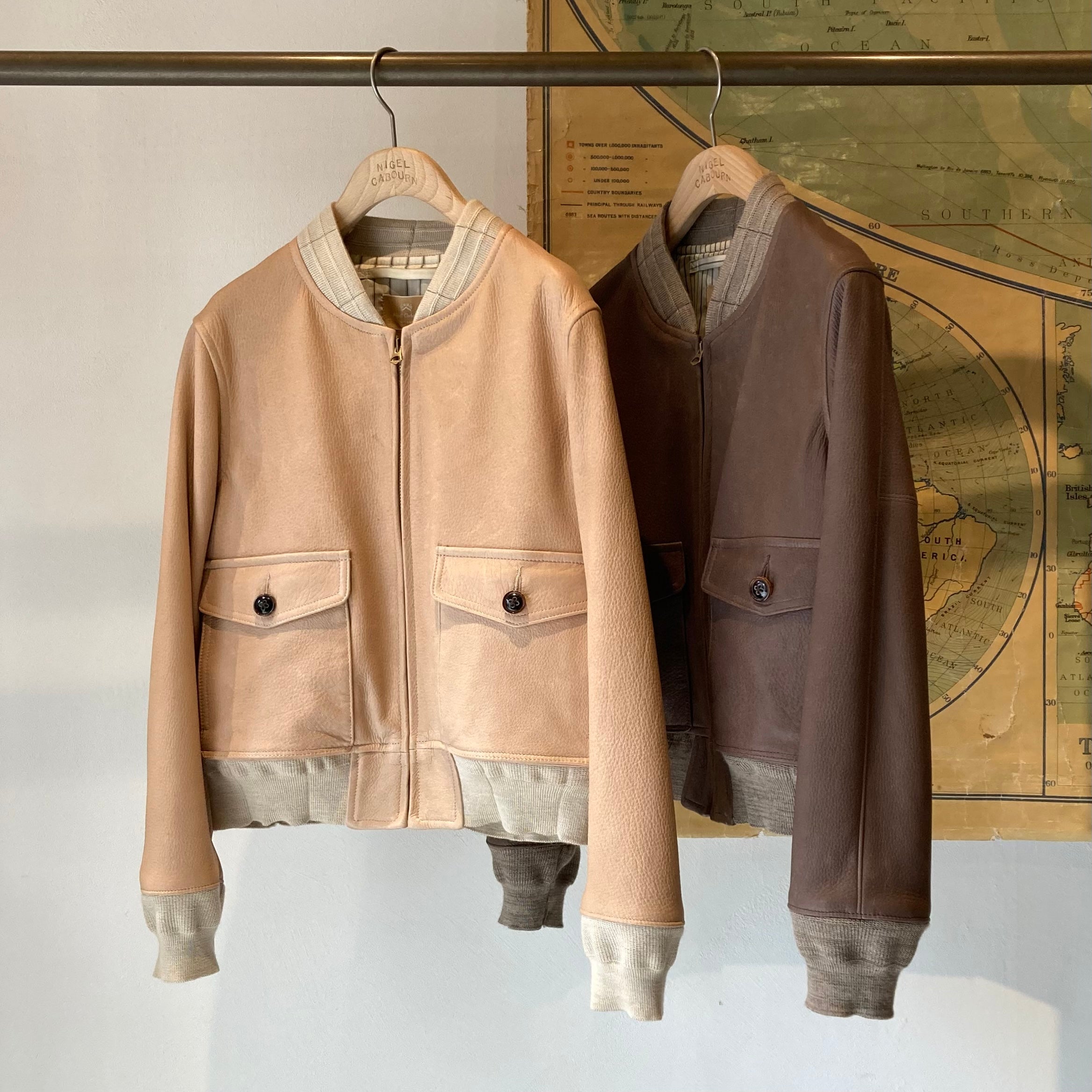 ジャケット・アウター Nigel Cabourn Flight Jacket deer skin 新たなDEER SKINで》 FLIGHT JACKET – ナイジェル・ケーボン