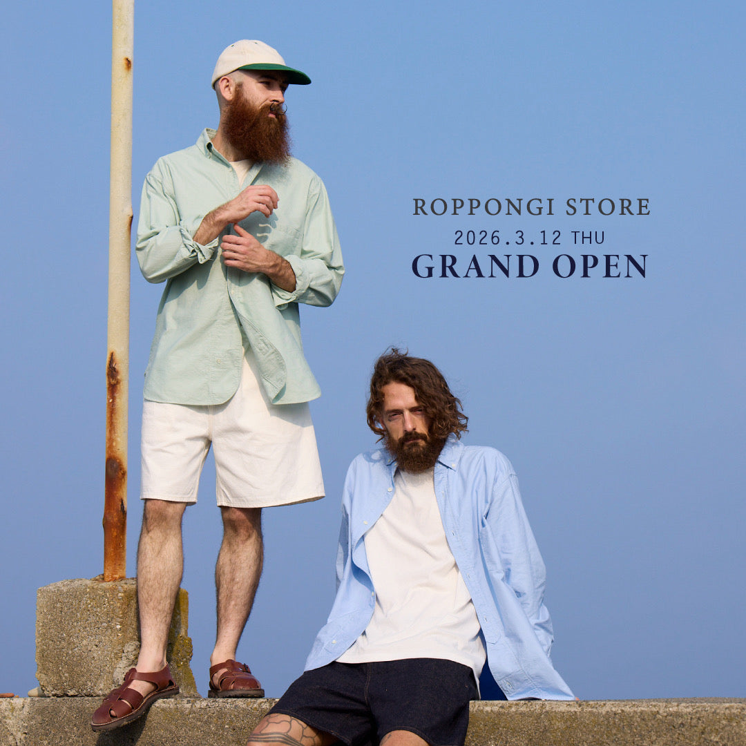 新店オープンのお知らせ / Nigel Cabourn THE ARMY GYM ROPPONGI HILLS STORE
