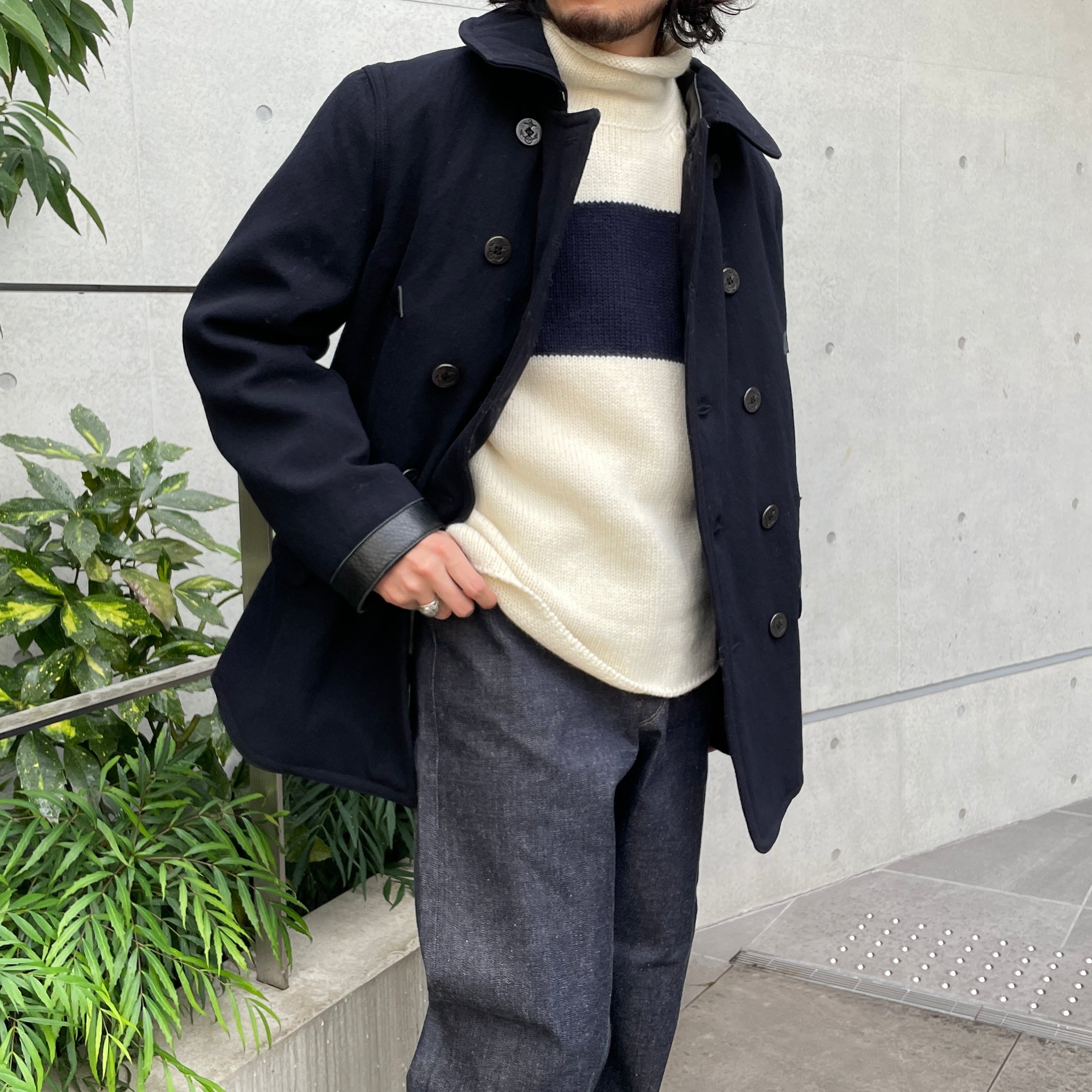 《高い品質を求めて》40s US NAVY P-COAT - Nigel Cabourn