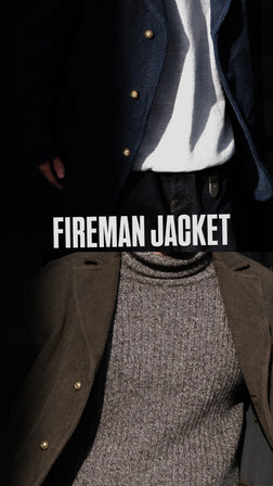 《僕が一番楽しみにしていた》FIREMAN JACKET - HEMP COTTON