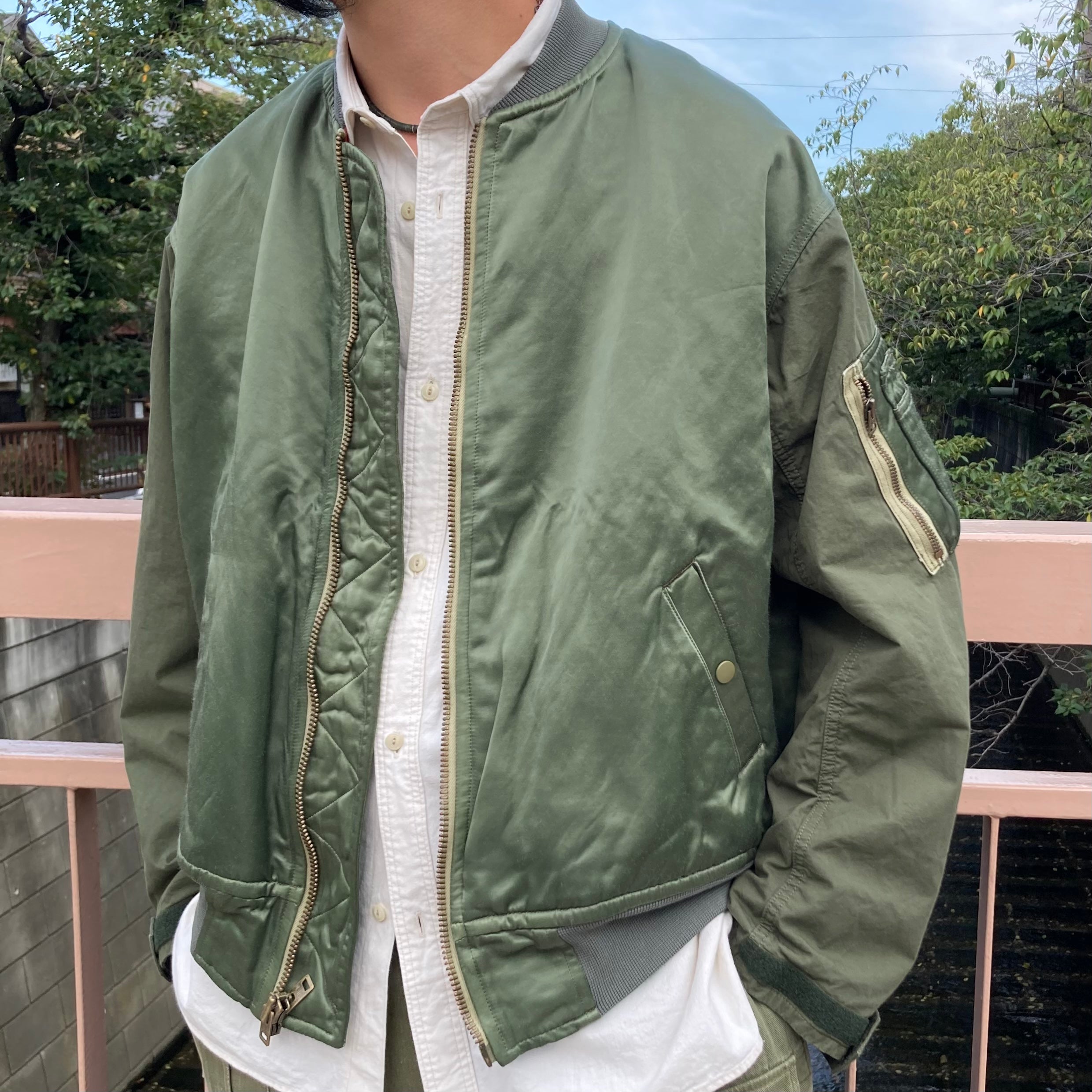 nigel cabourn ma-1 modified jacket 48ご返信ありがとうございます