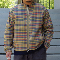 《店舗限定展開》ZIP UP BLAZER - RAMIE POLY CHECK