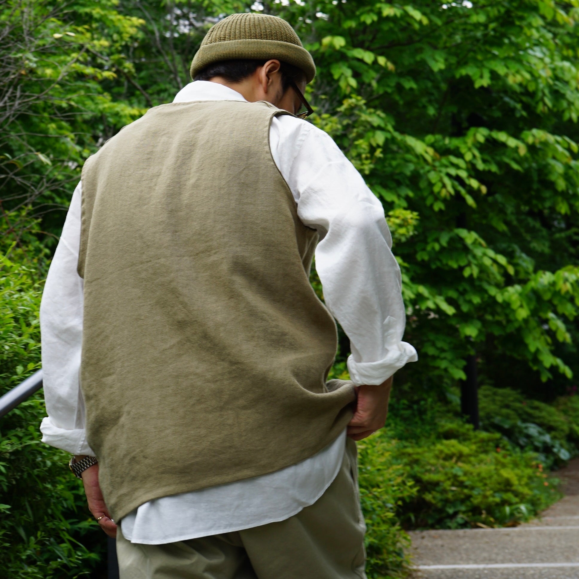 24SS【Nigel Cabourn】FRENCH WORK LINEN OX Nigel Cabourn Japan | ✔️ ▪️フレンチワークパンツ - リネン