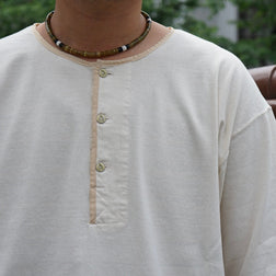 《売り切れ必至のアイテム》50’s HENLEY NECK SHIRT