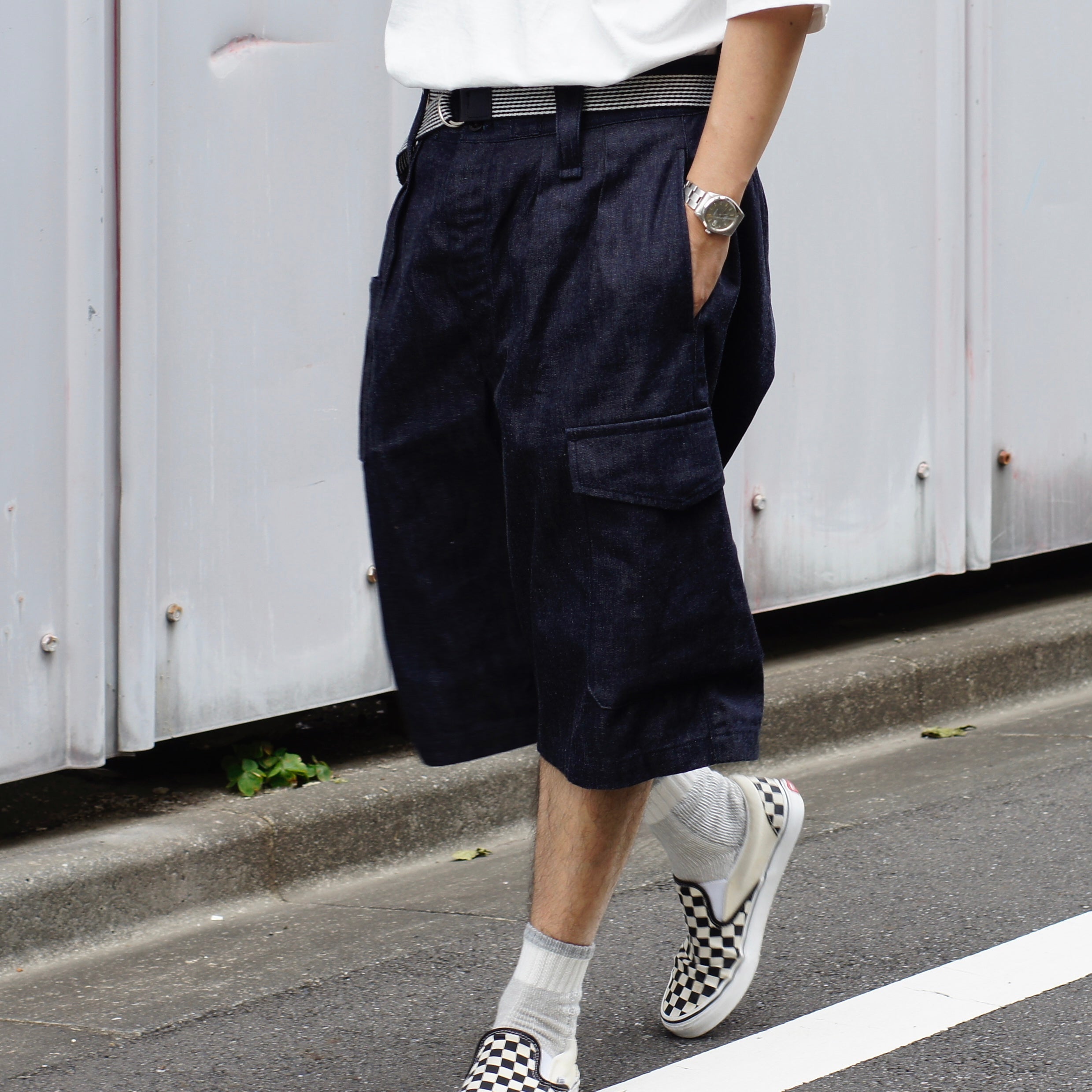 今季のショーツと言えばこれ》BATTLE DRESS SHORT - 10oz DENIM