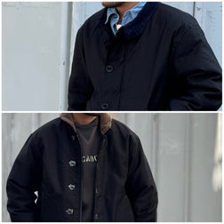 《ナイジェル・ケーボンが解釈する２つのデッキジャケット》DECK JACKET ‐ CORDCLOTH / 40's US CLIP JACKET MODIFY