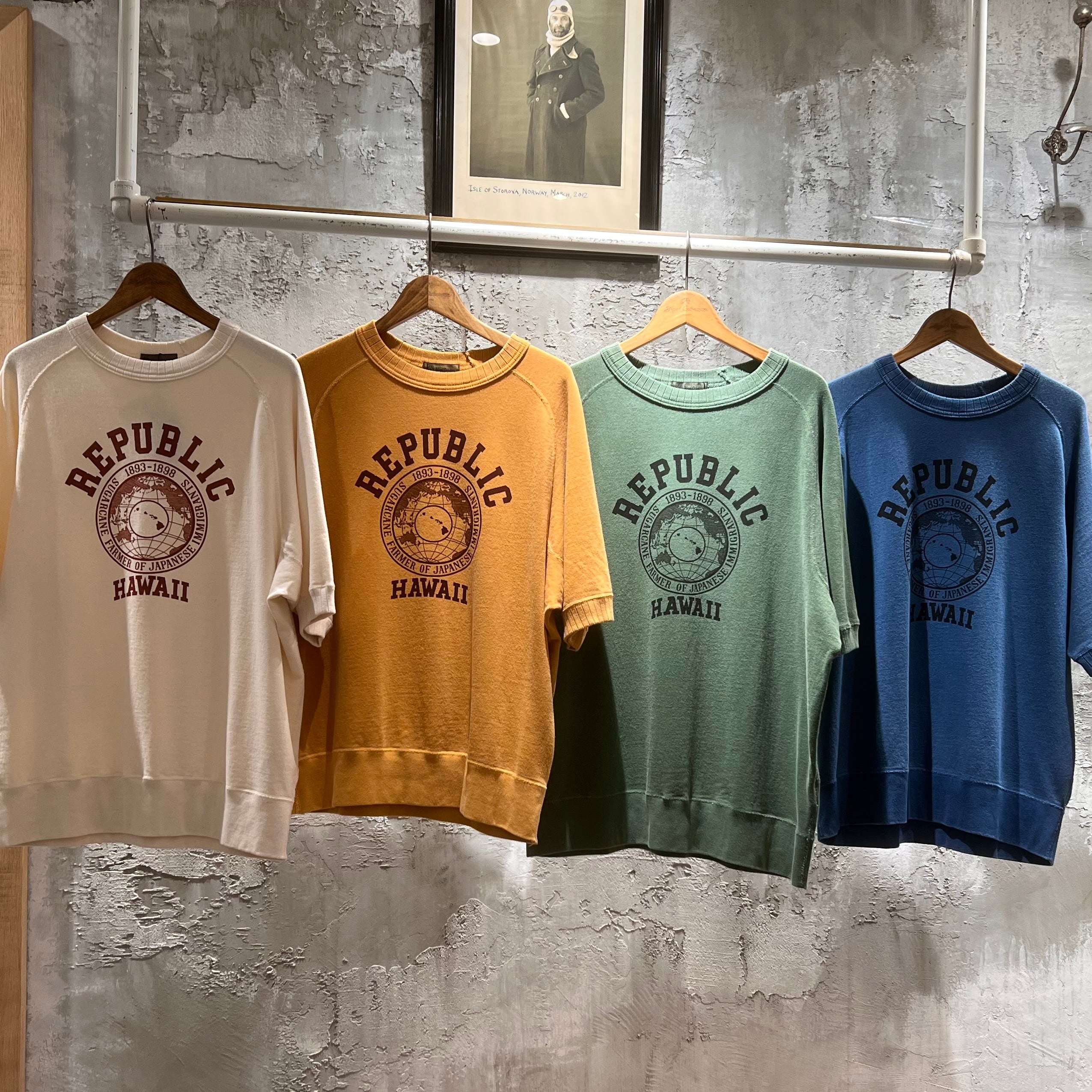 ナイジェルケーボン チュウセンスウェット 52サイズ 夏でもスウェットを》SWEAT SHORT SLEEVE - COTTON POLYESTER