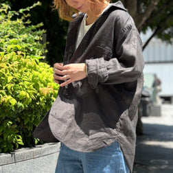《今から夏に向けて》BRITISH OFFICERS SHIRT TYPE2-HEMP POPLIN