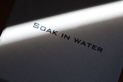 SOAK IN WATER / 山内の視点