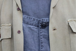 ≪ハイサマーコレクションスタイル≫ARMY SHIRT RAYON PIGMENT & N-1 DECK PANT LINEN CANVAS