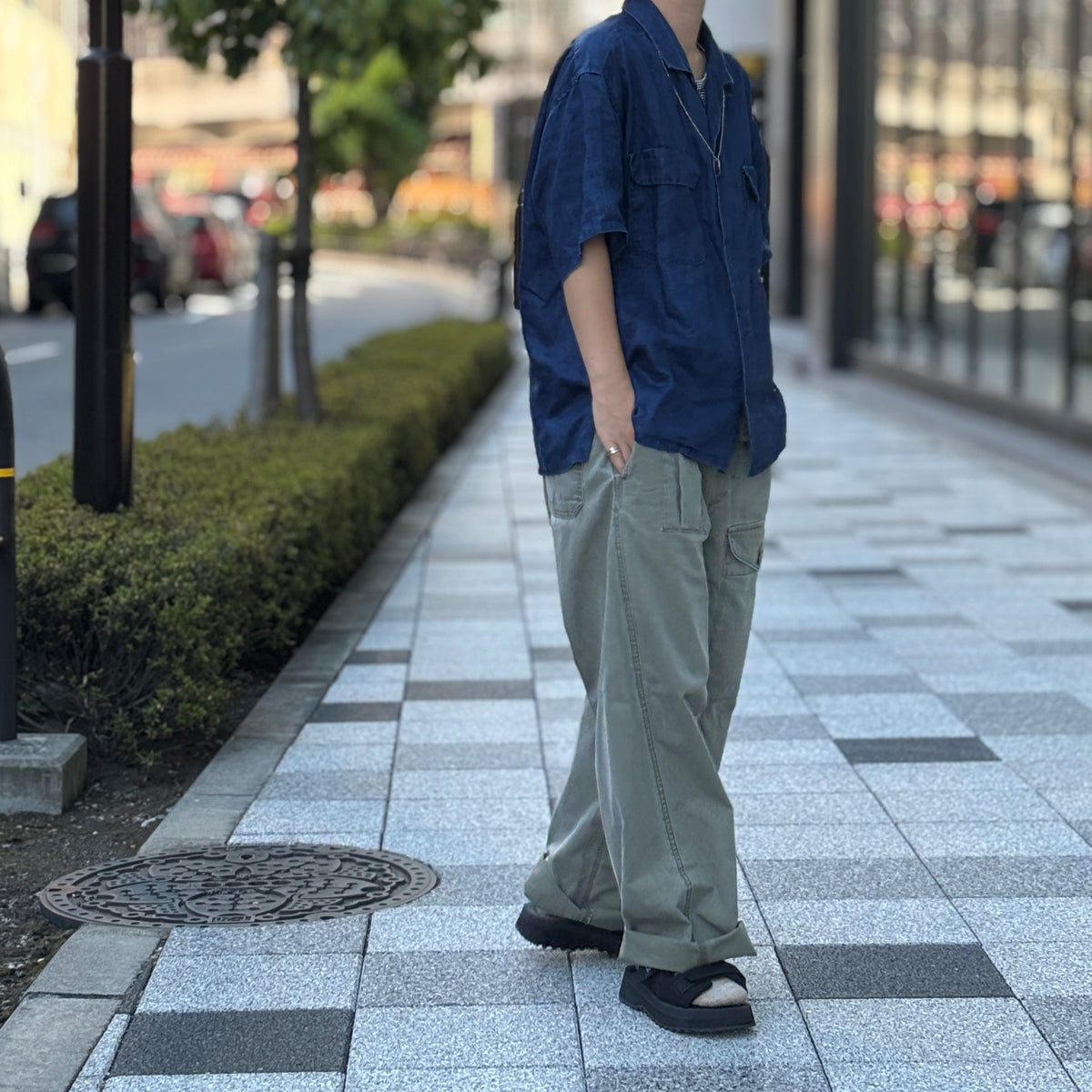 夏の軍パン》PARATROOPER PANT-PIGMENT COTTON NYLON – ナイジェル 