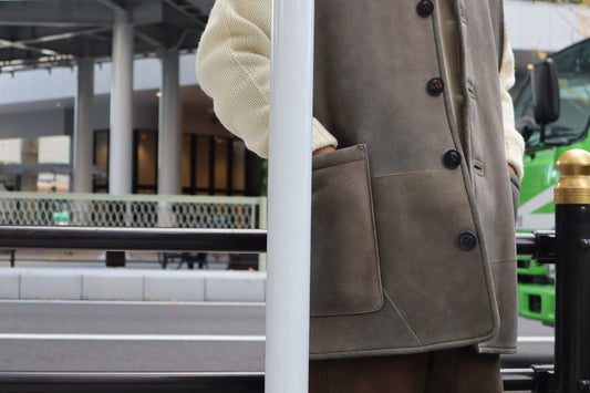 一生モノに《SHEEPSKIN VEST》