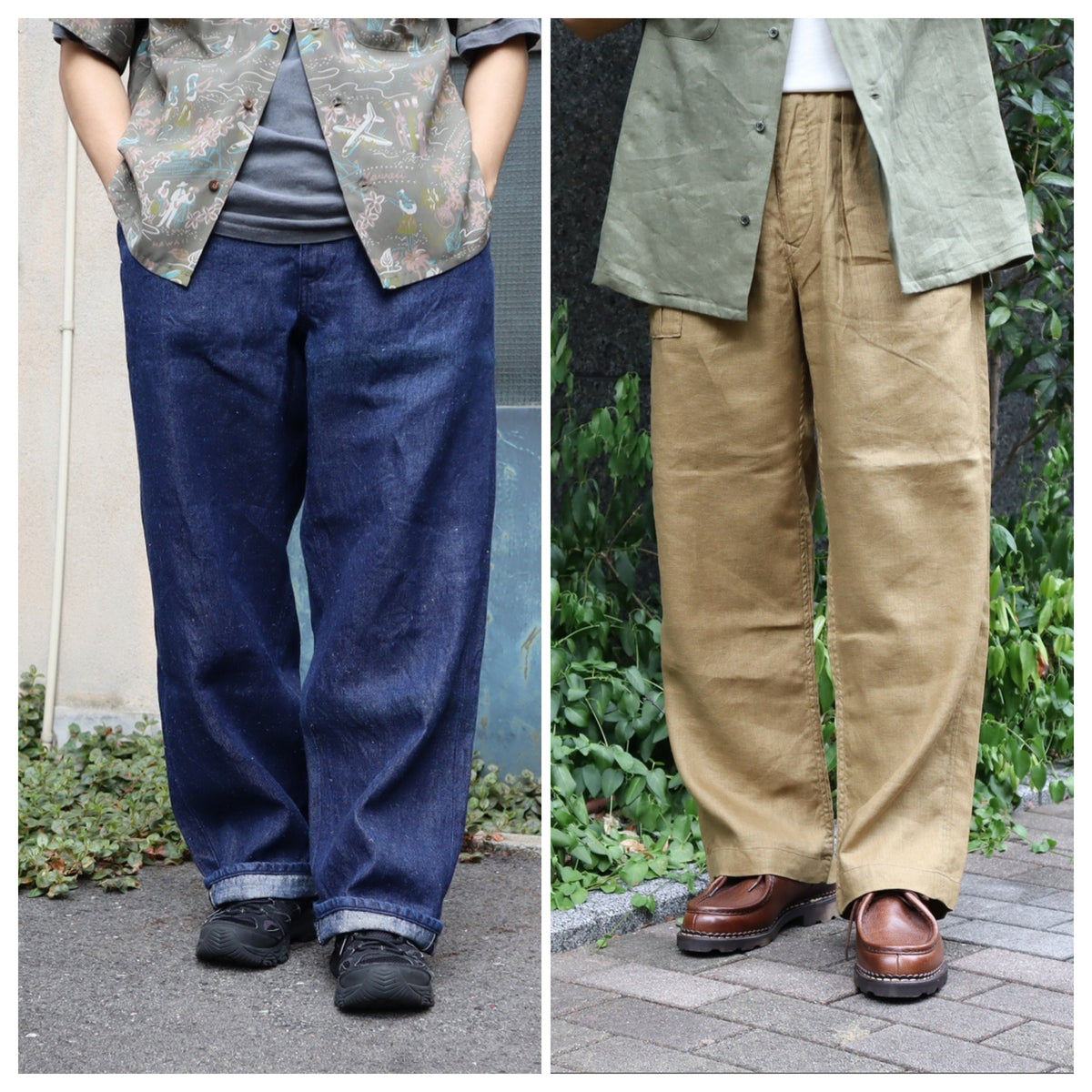生地に込められた想い】LINEN BASKET & HEMP DENIM – ナイジェル 