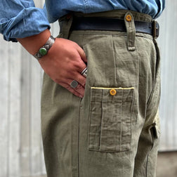 《ナイジェルケーボンらしいデニムパンツ》BRITISH ARMY PANT - LOOSE DENIM