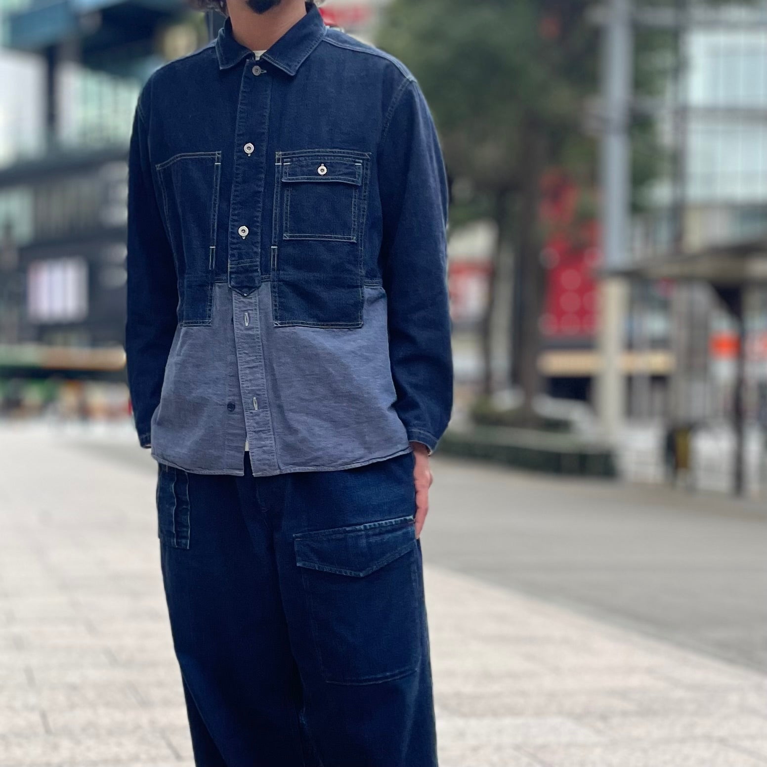 万能なシャツ》UTILITY SHIRT - 10oz DENIM – ナイジェル・ケーボン