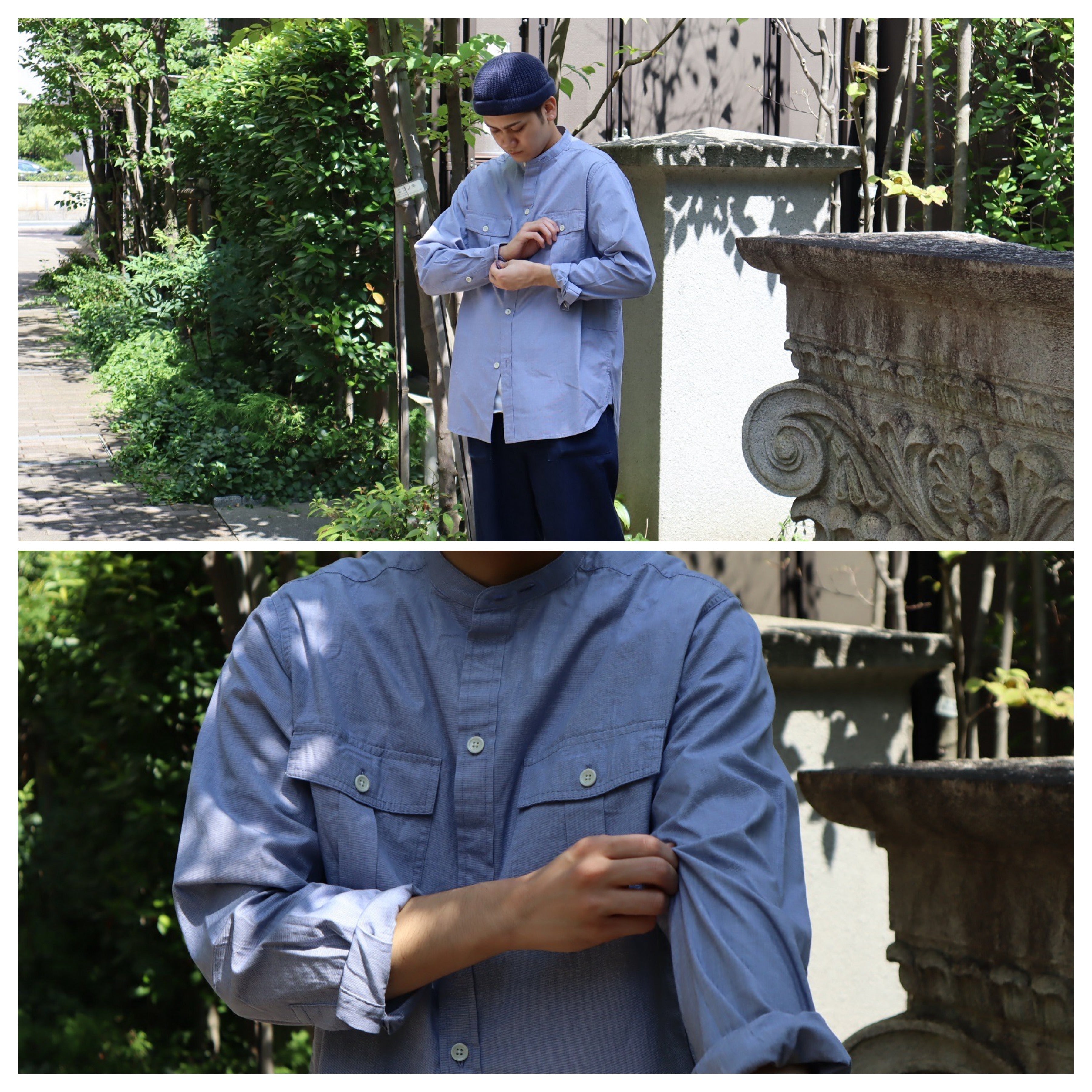 夏の終わりにシャツを1枚】TUNIC SHIRT - END ON END