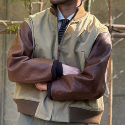 《過去の名作》TANKERS JACKET ARMY MELTON / COTTON TWILL
