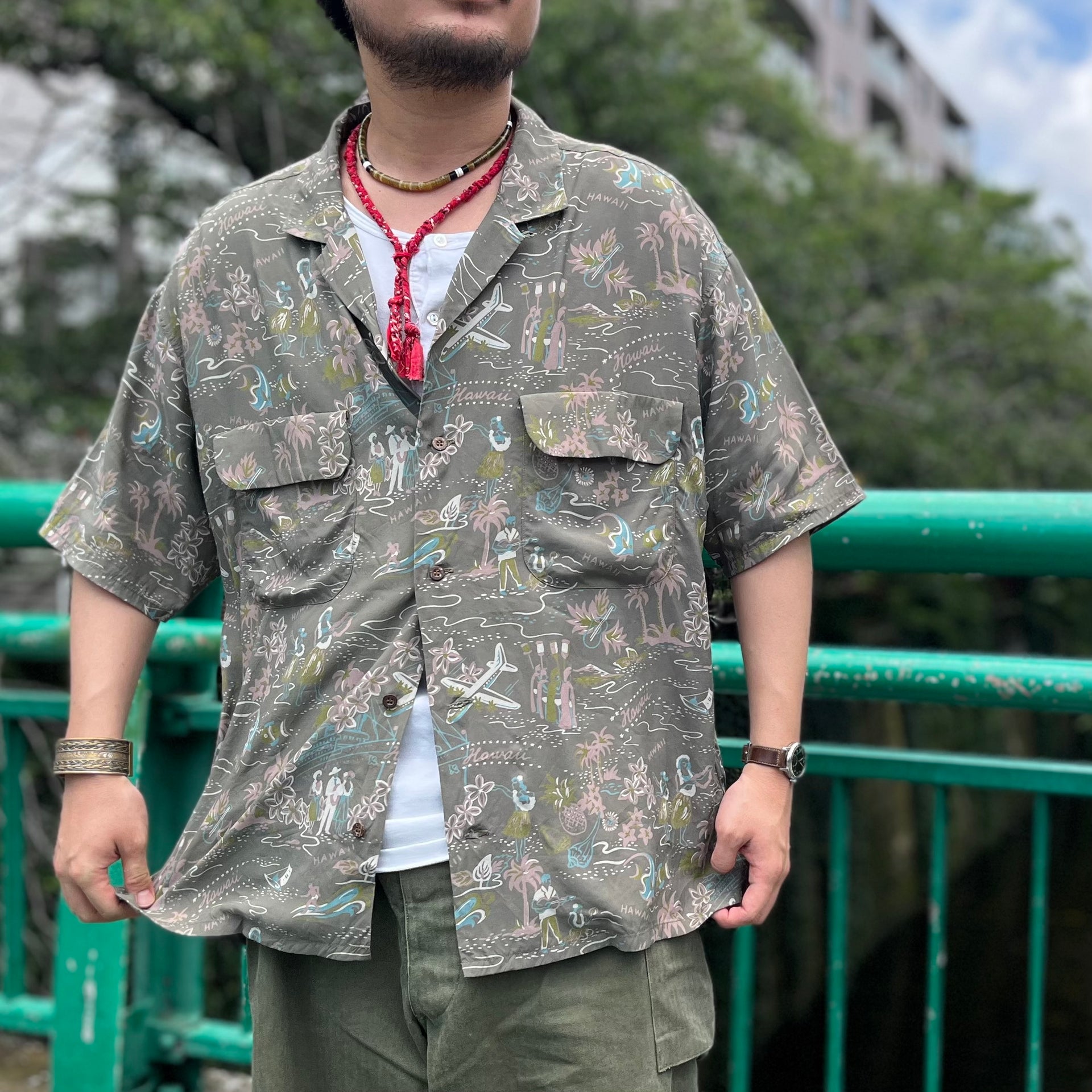 自宅で洗濯してみました》ALOHA SHIRT series – ナイジェル・ケーボン 
