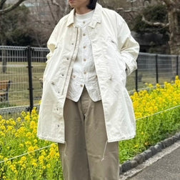 《英米の魅力》50'S SHELL COAT - COTTON NYLON PIN OX