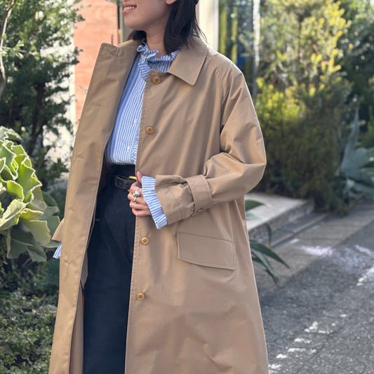 《軽やかで実用的なコート》BALMACAN COAT C/N WEATHER