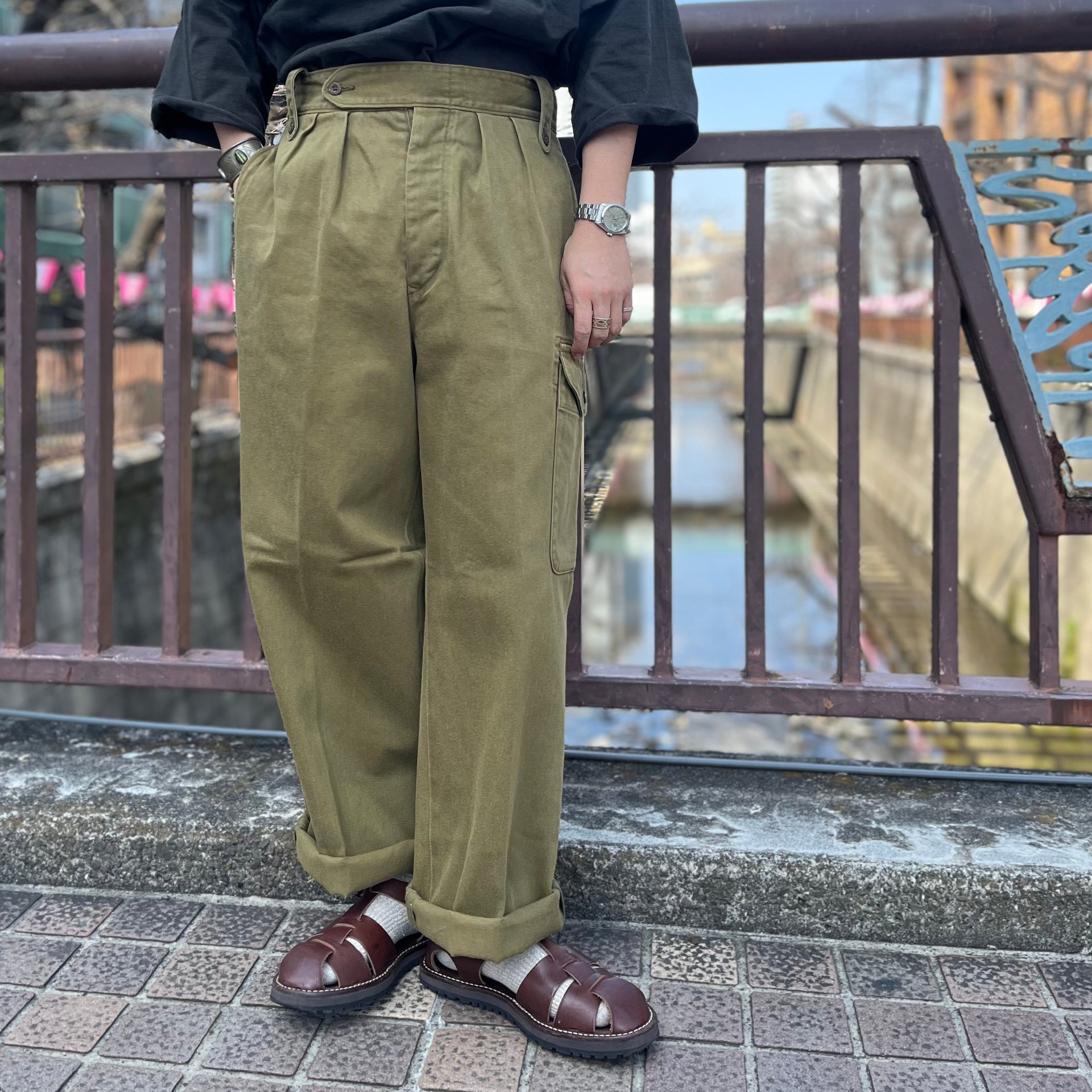 先人たちの知恵 英国発祥の名品》BATTLE DRESS PANT - INDIAN TWILL 