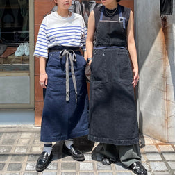 《AW25始動》JAPANESE FARMER APRON DRESS DENIM