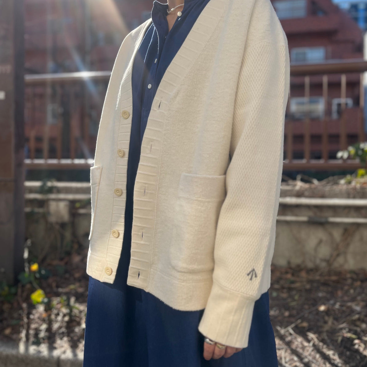 サイズ別コーデ》ARMY JERSEY MIX CARDIGAN – ナイジェル・ケーボン 