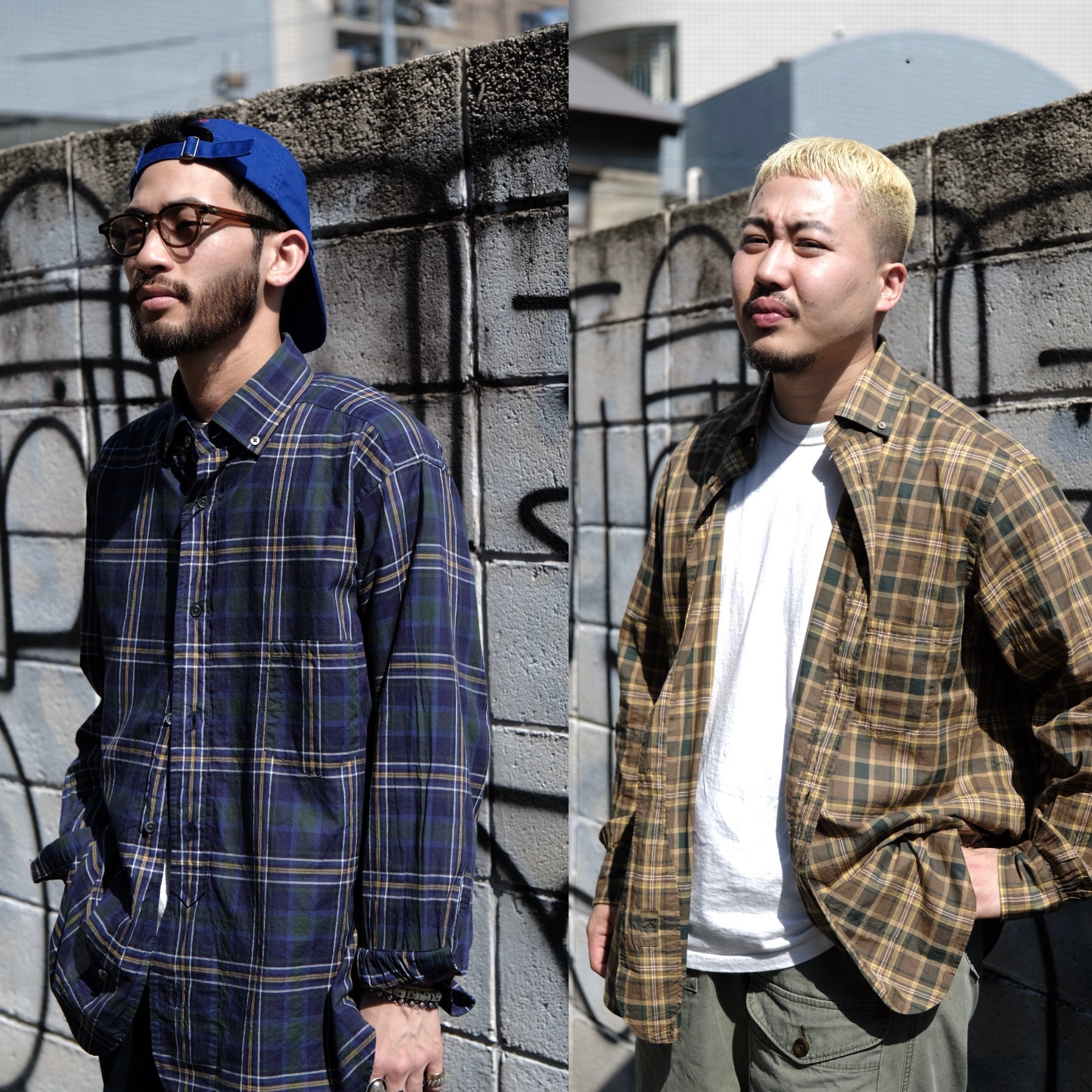 ハイサマーコレクションから》BRITISH OFFICERS SHIRT - TYPE2 CHECK