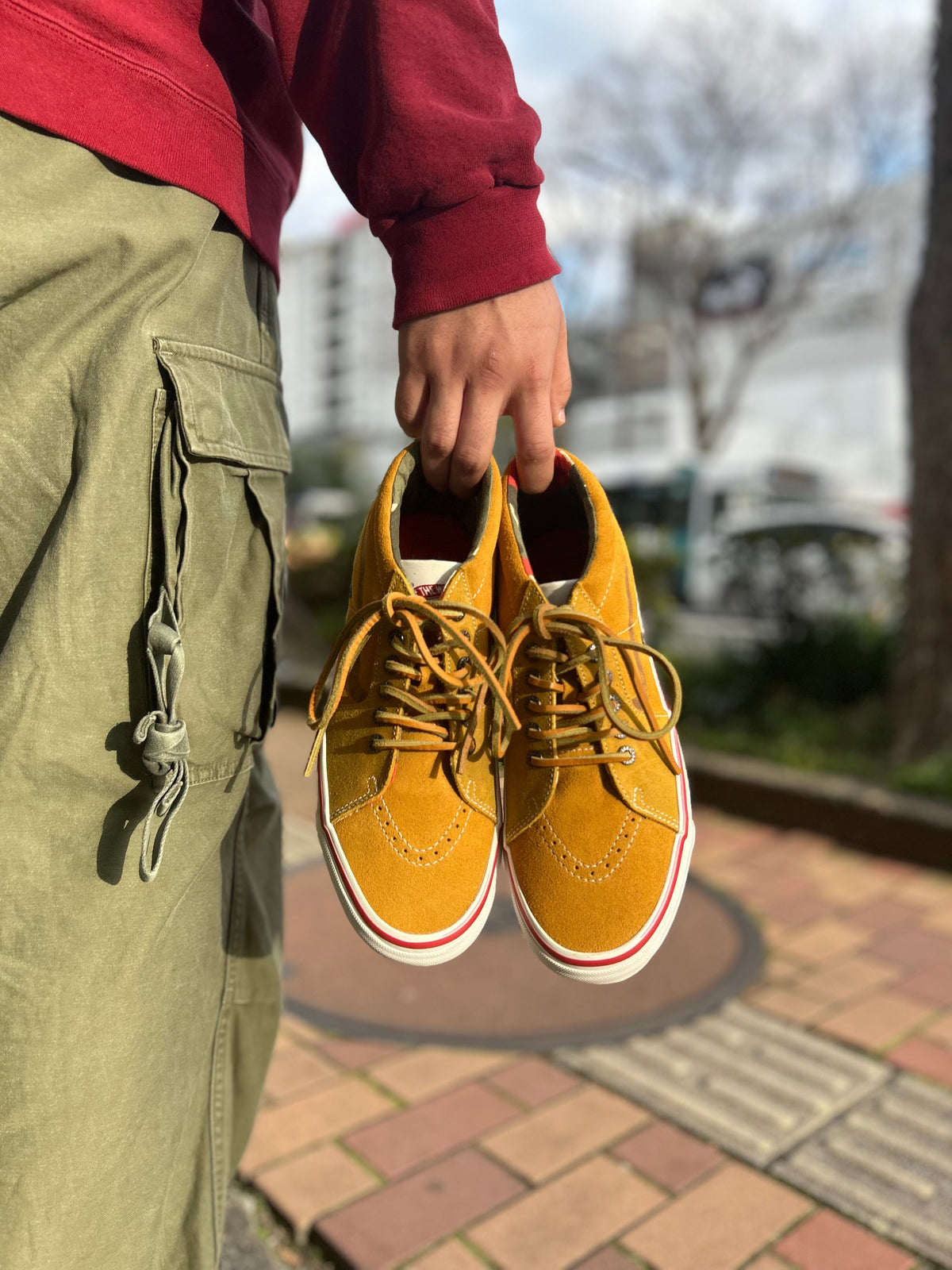 気分はこの一足 》VAULT SK8-Mid LX-Suede Tan – ナイジェル・ケーボン 