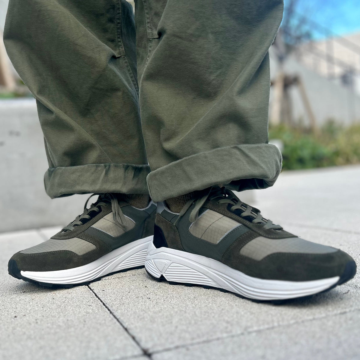 現代における最高峰のスニーカー》 SUNSPEL VIBRAM SOLE SNEAKER 