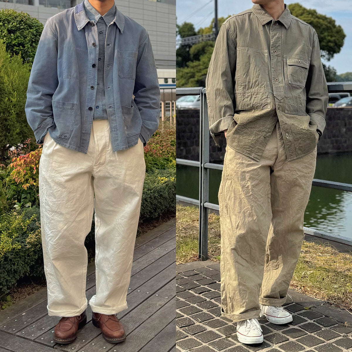 夏の装いに》FRENCH WORK PANT - HEMP CANVAS – ナイジェル・ケーボン 