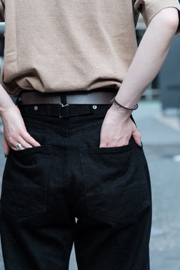 《スタイルアップする一着》WIDE STRAIGHT 5POCKET PANT - DENIM