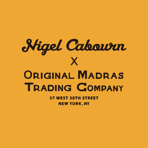 Nigel Cabourn × ORIGINAL MADRAS TRADING COMPANY 発売のお知らせ