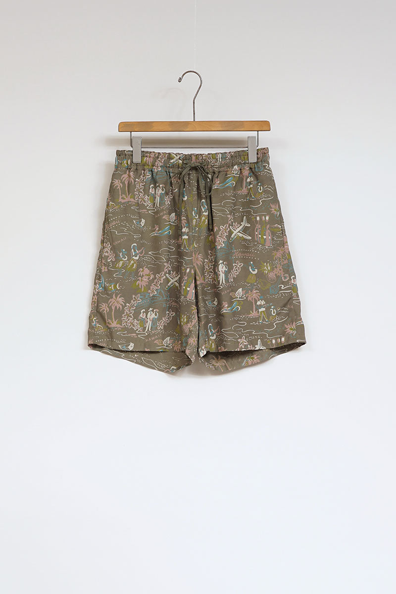 【ナイジェル・ケーボン】MAN / アロハショーツ- オールオーバーパターン / ALOHA SHORT - ALL OVER PATTERN