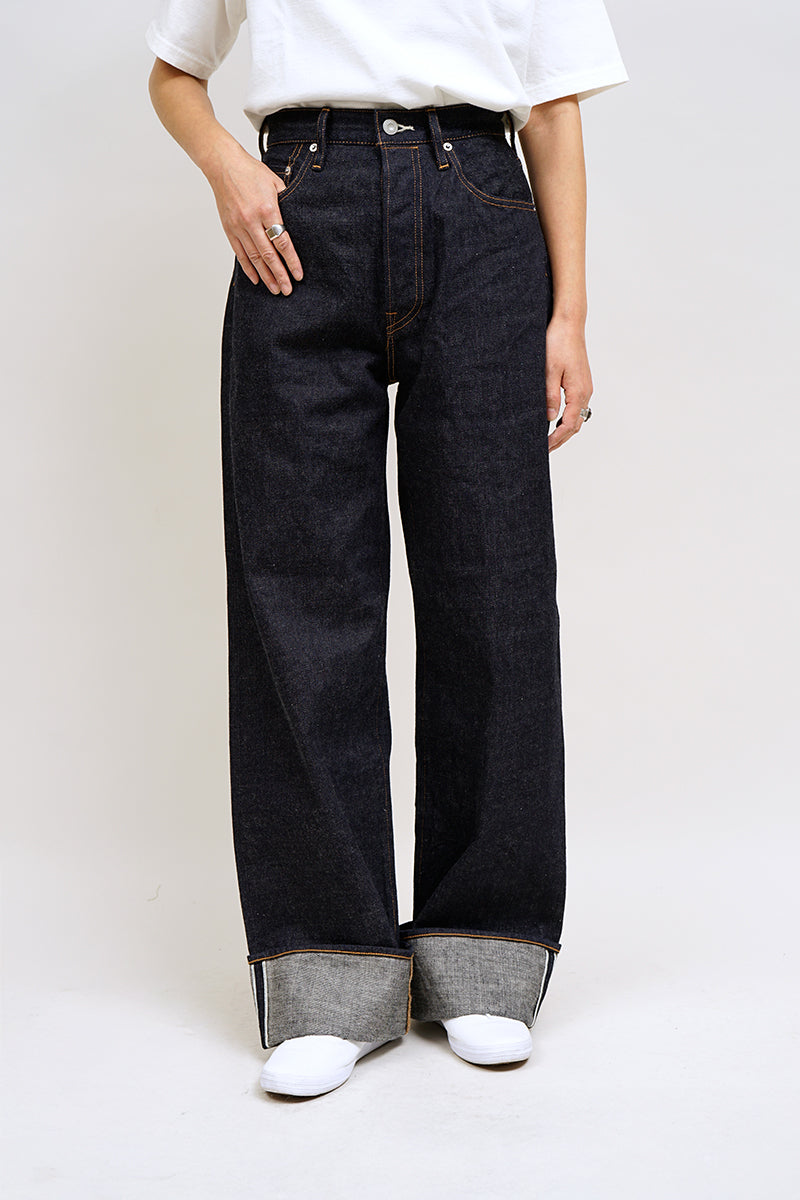 【ナイジェル・ケーボン】WOMAN / ワイドストレート 5ポケットパンツ デニム / WIDE STRAIGHT 5PK PT DENIM