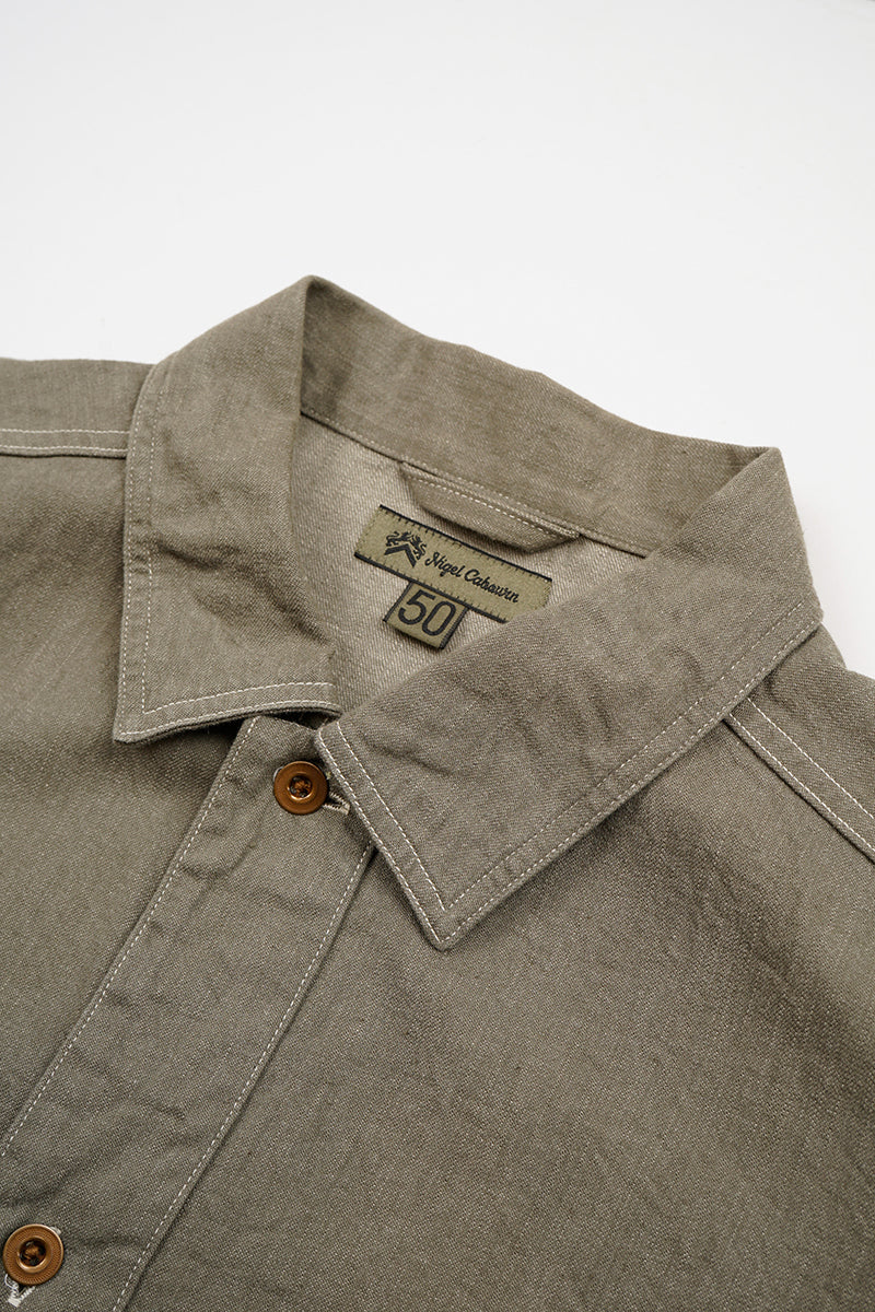 【ナイジェル・ケーボン】MAN / ユーティリティーシャツ タイプ2 - 10オンスデニム / UTILITY SHIRT TYPE2 - 10oz DENIM