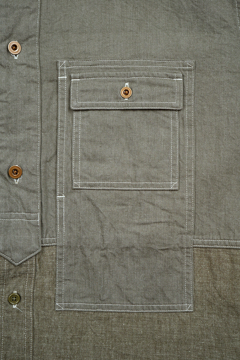 【ナイジェル・ケーボン】MAN / ユーティリティーシャツ タイプ2 - 10オンスデニム / UTILITY SHIRT TYPE2 - 10oz DENIM