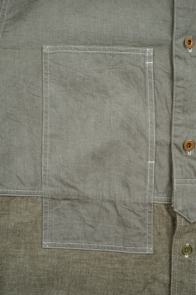 【ナイジェル・ケーボン】MAN / ユーティリティーシャツ タイプ2 - 10オンスデニム / UTILITY SHIRT TYPE2 - 10oz DENIM