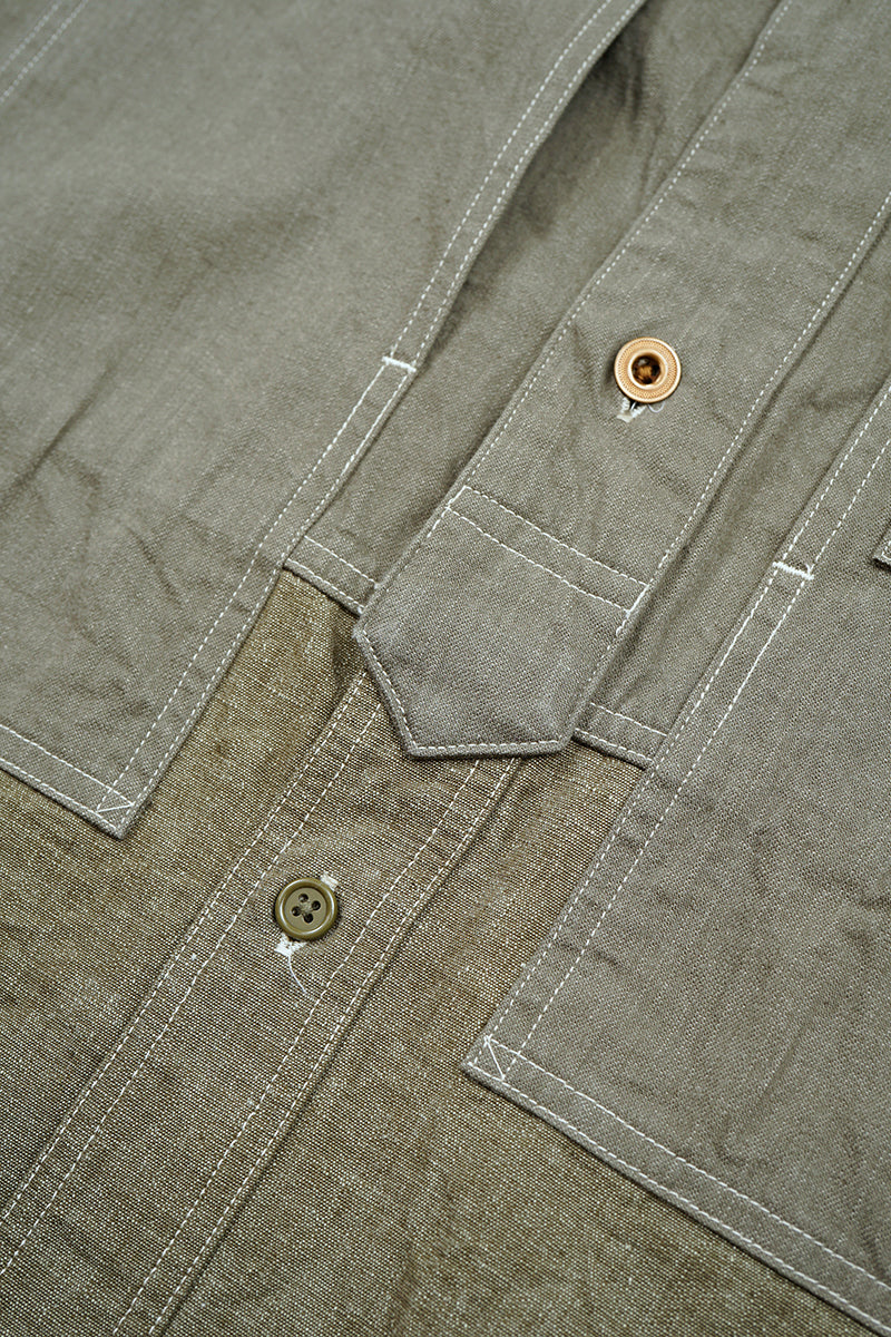 【ナイジェル・ケーボン】MAN / ユーティリティーシャツ タイプ2 - 10オンスデニム / UTILITY SHIRT TYPE2 - 10oz DENIM