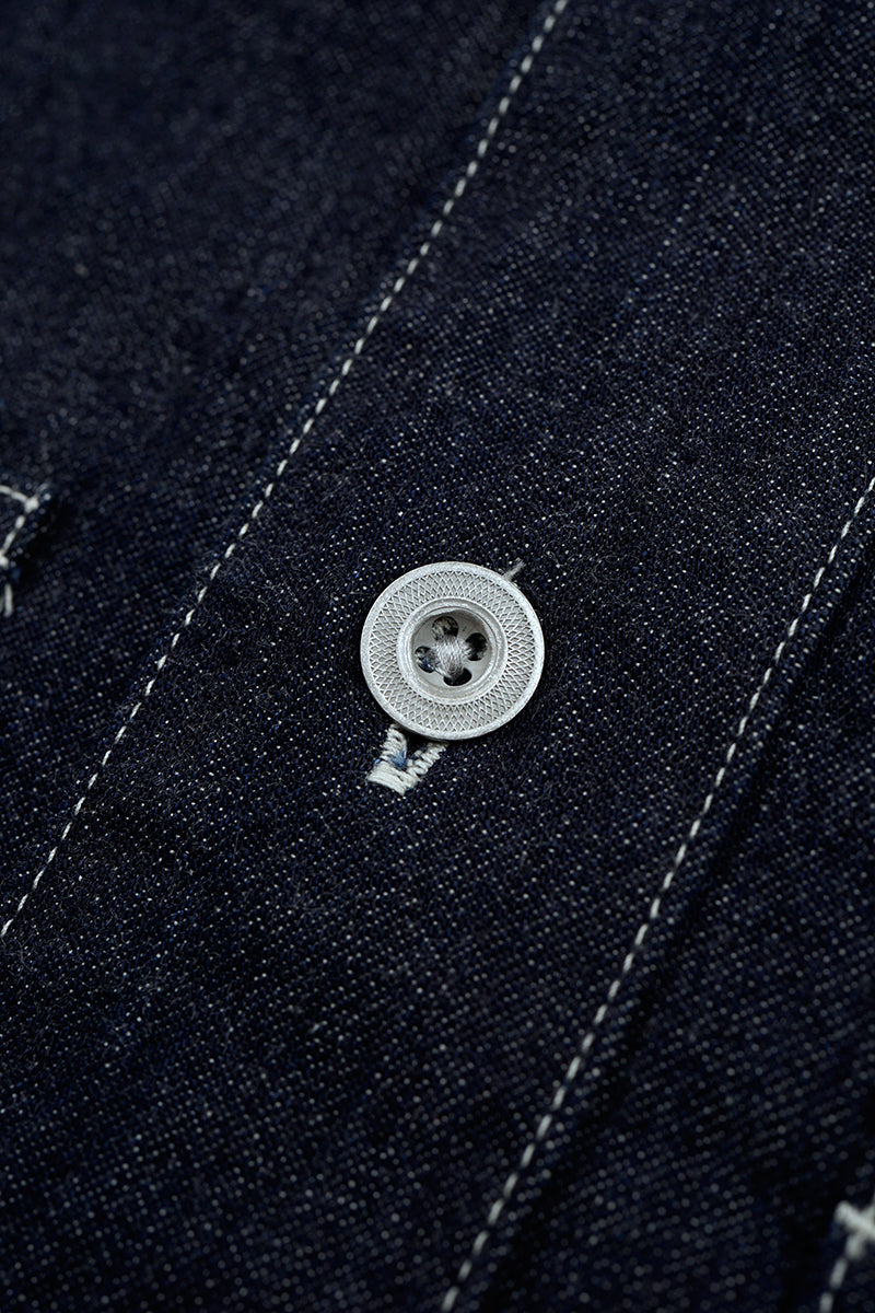【ナイジェル・ケーボン】MAN / ユーティリティーシャツ タイプ2 - 10オンスデニム / UTILITY SHIRT TYPE2 - 10oz DENIM