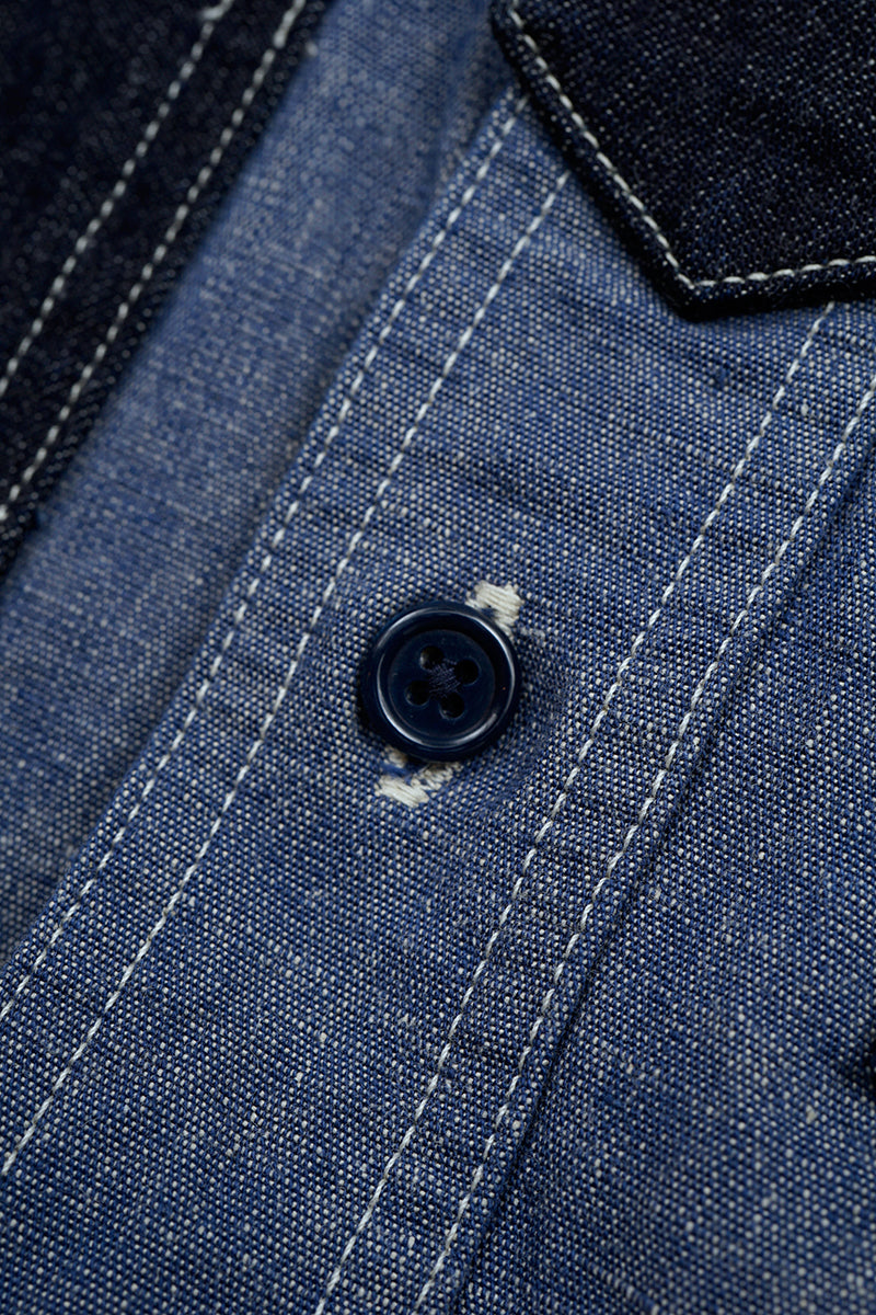 【ナイジェル・ケーボン】MAN / ユーティリティーシャツ タイプ2 - 10オンスデニム / UTILITY SHIRT TYPE2 - 10oz DENIM