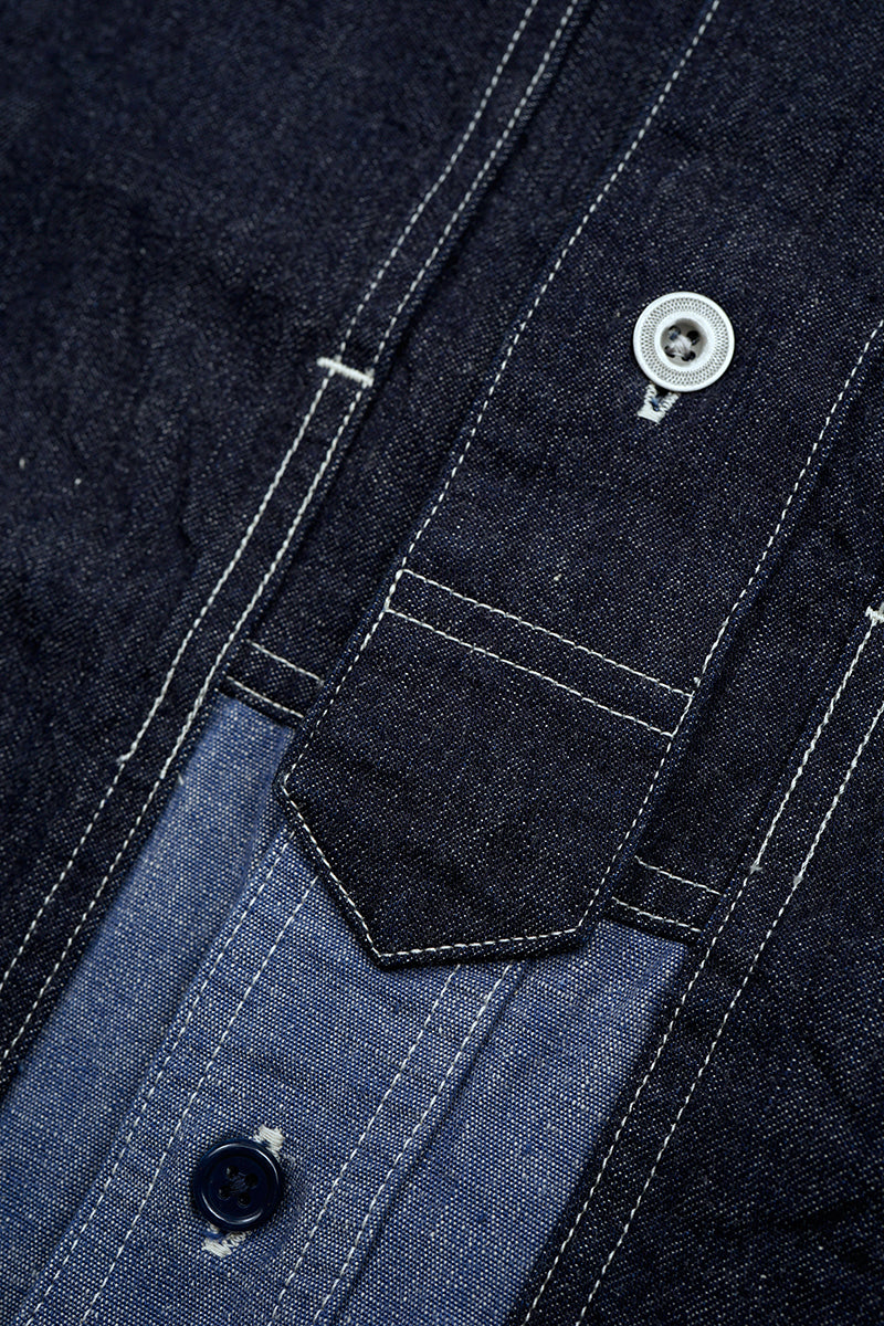 【ナイジェル・ケーボン】MAN / ユーティリティーシャツ タイプ2 - 10オンスデニム / UTILITY SHIRT TYPE2 - 10oz DENIM